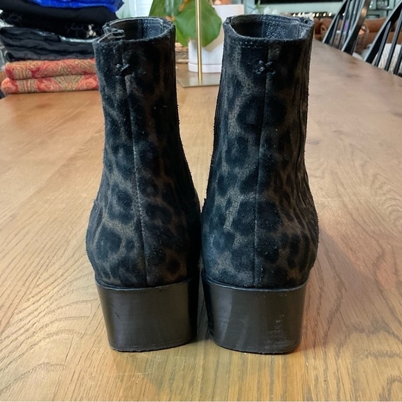 Rag & Bone Rover Cheetah Suede Ankle Boots 39.5 EUC - Picture 7 of 11